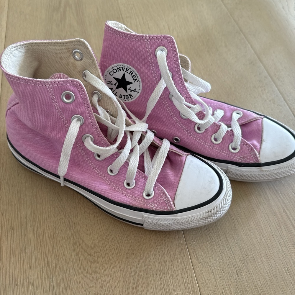 Converse chuck taylor all stars pink high top size 5.5 - Picture 4 of 8